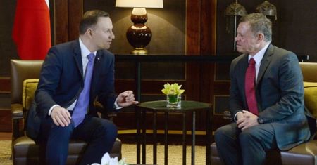 Andrzej Duda w Jordanii o uchodźcach i współpracy wojskowej