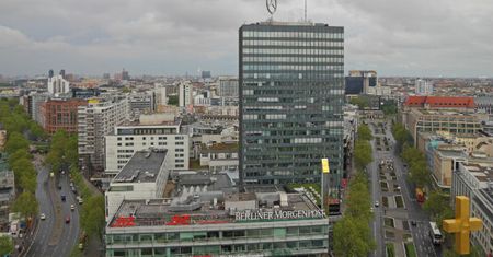 Pożar w centrum Berlina. Płonął wieżowiec Europa-Center