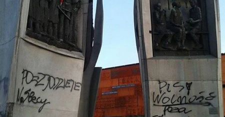 Gdańsk: nieznani sprawcy zdewastowali pomnik poległych stoczniowców