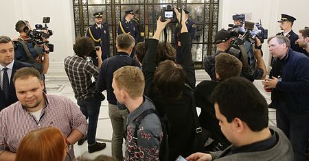 Straż Marszałkowska: nie było polecenia blokowania dostępu posłów do Sali Kolumnowej