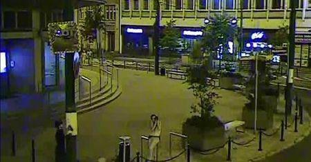 Ktoś celowo oblepił słupy w centrum Poznania plakatami z wulgarnym gestem