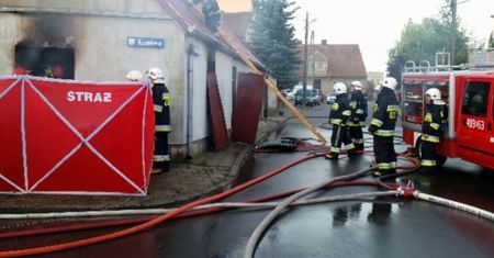 Tragiczny pożar w Margoninie - zginął 60-letni mężczyzna