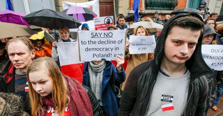 Demonstracje KOD w Berlinie, Brukseli i Londynie