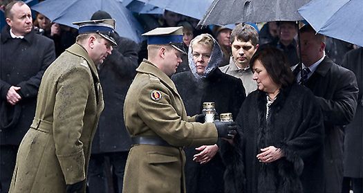 Anna Komorowska w Katyniu