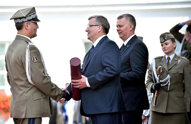 Bronisław Komorowski wręczył nominacje generalskie