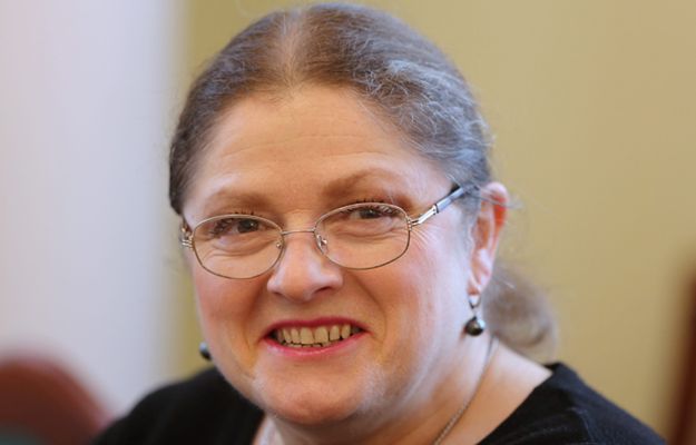 Posłanka Prawa i Sprawiedliwości Krystyna Pawłowicz podczas posiedzenia sejmowej komisji ustawodawczej