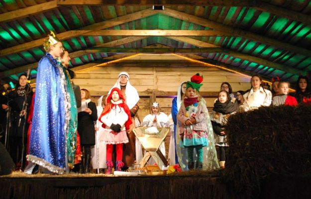 Żywa szopka u Franciszkanów w Krakowie. Zobaczyć ją można tylko przez 3 dni