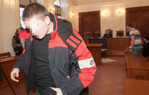 Oskarżony Tomasz K. po ogłoszeniu wyroku w 2012 r.