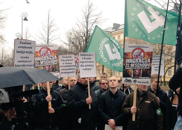 "Ukraińcy zagrożeniem dla Narodu Polskiego". ONR rozwiesza plakaty w Gdańsku