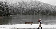 Pierwszy śnieg tej jesieni