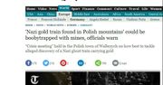 Prasa na świecie pisze o "złotym pociągu". "To historia jak scenariusz filmowy"