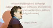 Minister edukacji Anna Zalewska podpisała rozporządzenie o nowej podstawie programowej dla szkół podstawowych
