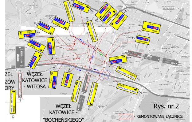 Utrudnienia na A4 w Katowicach. Kierowcy muszą uzbroić się w cierpliwość