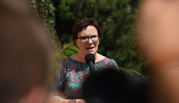 Premier Ewa Kopacz na charytatywnym meczu Marcina Gortata