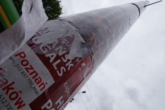 Władze Poznania wypowiadają walkę nielegalnie rozklejanym plakatom, które szpecą miasto