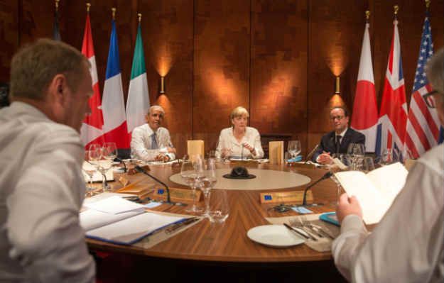 Drugi dzień szczytu G7. Głównym tematem Ukraina