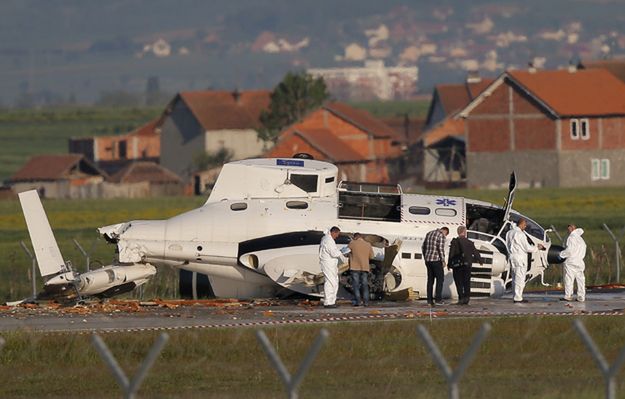 Śmigłowiec unijnej misji EULEX rozbił się na lotnisku w Prisztinie