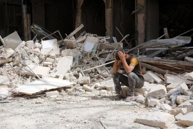 Syria: prawie 70 cywilnych ofiar ataków rządowego i rosyjskiego lotnictwa
