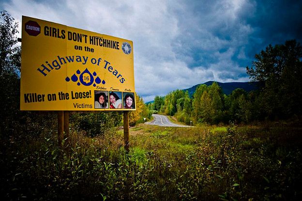 Kanadyjska Autostrada Łez - przez dekady ginęły tam lub przepadały bez wieści młode kobiety