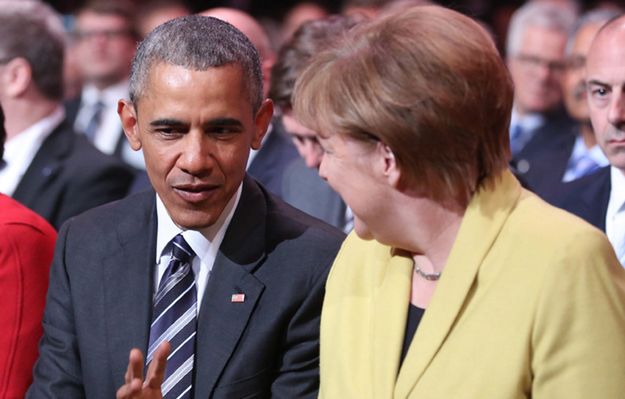 Obama chwali "odważną postawę" Merkel