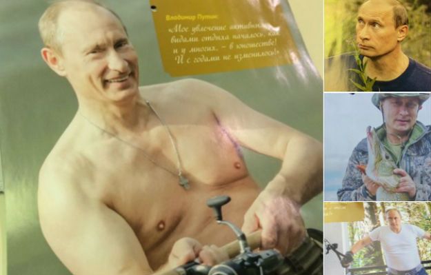 Kalendarz z Władimirem Putinem hitem w Rosji