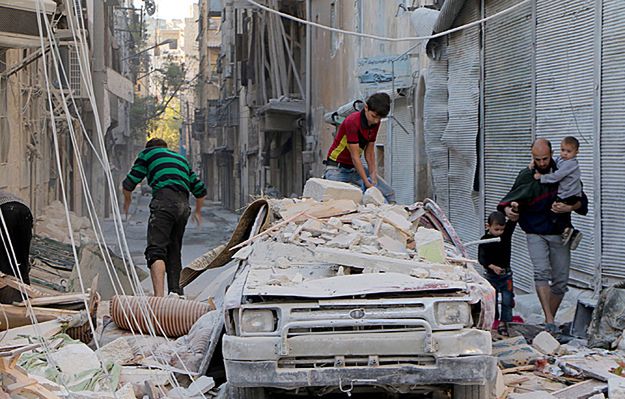 "Przerwa humanitarna" w syryjskim Aleppo pozytywna ale zbyt krótka