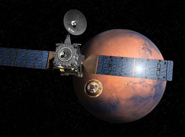 Lądownik misji ExoMars osiadł na powierzchni Marsa