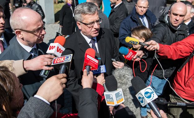 Bronisław Komorowski zeznawał w sądzie ws. ataku na niego, gdy był prezydentem