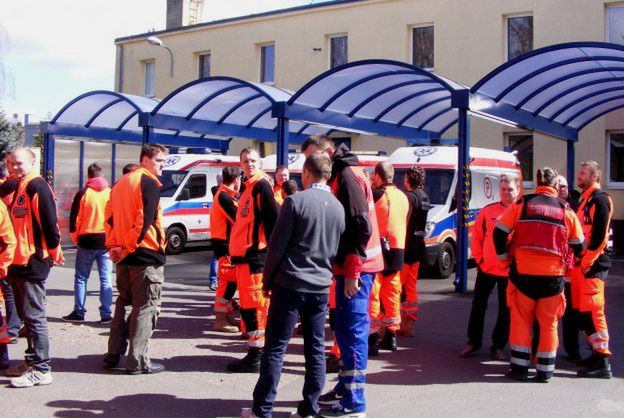 Protest ratowników medycznych w Poznaniu. Bronili zwolnionych kolegów