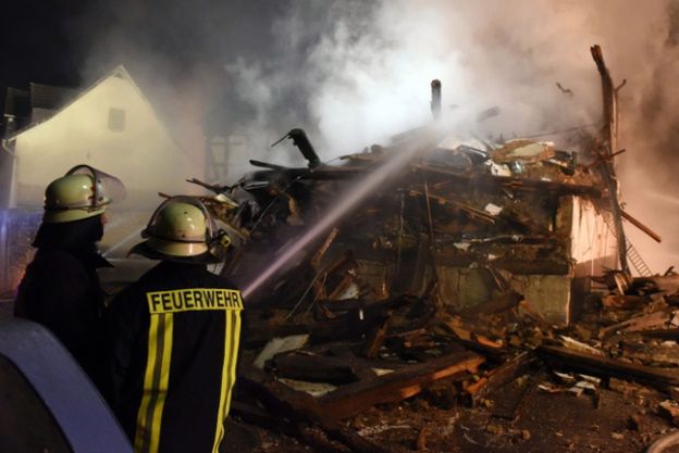 Pożar budynku mieszkalnego w Niemczech. Ranni Polacy