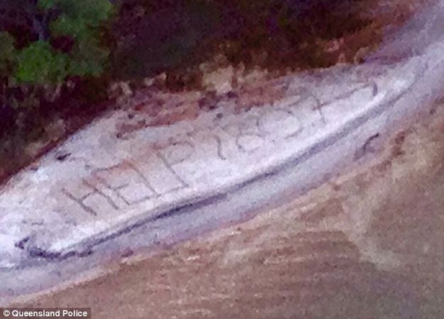 Zaginionego turystę uratował napis na piasku