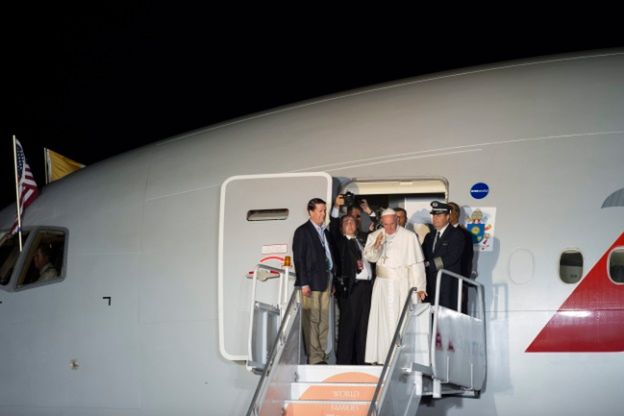 Papież Franciszek zakończył wizytę do USA