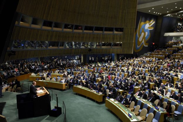 70. szczyt ONZ. Przemawiali prezydenci USA, Polski i Rosji. "W Syrii nie ma miejsca dla Asada"