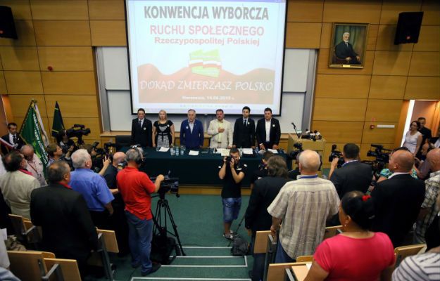 Warszawa: konwencja Ruchu Społecznego Rzeczpospolitej Polskiej