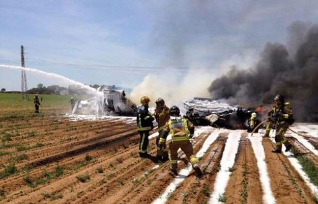 Katastrofa wojskowego samolotu transportowego w Hiszpanii