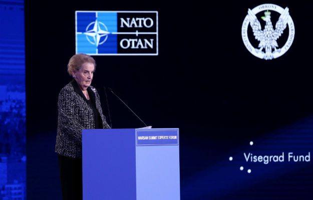 Madeleine Albright i Witold Waszczykowski m.in. o polityce NATO wobec Rosji