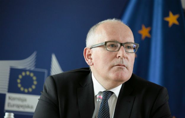 Wiceprzedowniczący Komisji Europejskiej Frans Timmermans nie przyjedzie do Polski