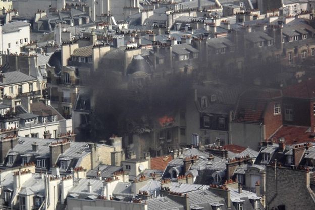 Eksplozja w centrum Paryża