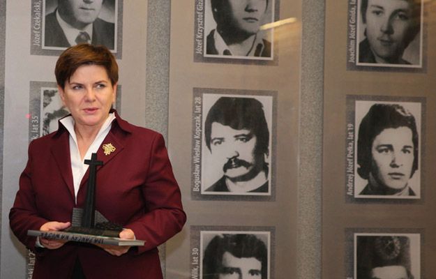 Beata Szydło: musimy wypełnić testament górników z Wujka
