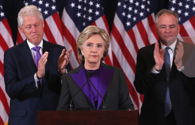 Przemówienie Hillary Clinton. "Trump będzie naszym prezydentem"