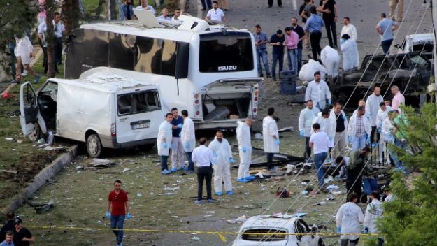 Do wybuchu doszło ok. 25 km od miasta Diyarbakir
