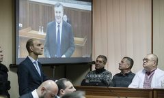 Za pomocą łącza wideo Janukowycz dowiedział się, że jest "podejrzanym"