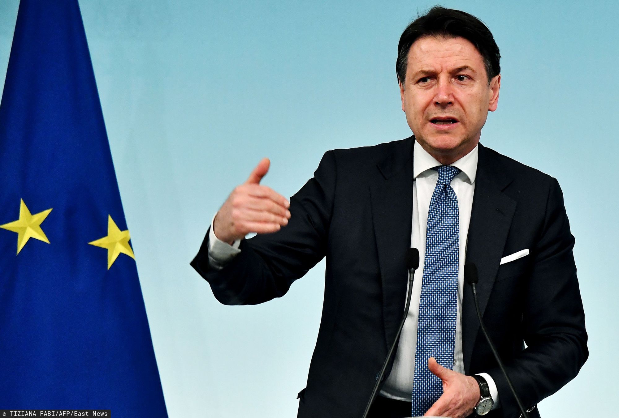Koronawirus we Włoszech. Specjalna konferencja premiera Giuseppe Conte.