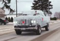 #dziejesiewmoto: karoseria auta zbudowana z lodu