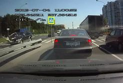 Tak się kończy wyprzedzanie na pasach