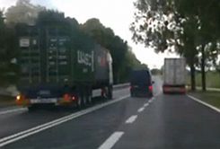 Jak w Polsce wyprzedza się tirem?