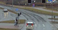 W Polkowicach kamera już rejestruje przejazd na czerwonym świetle
