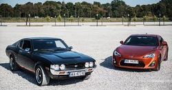 Toyoty GT86 i Celica GT na wspólnej sesji