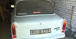 Znaleziony w garażu Trabant został sprzedany