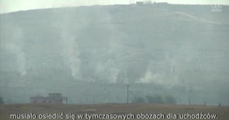 Dym nad Kobane, tureckie pojazdy opancerzone na granicy